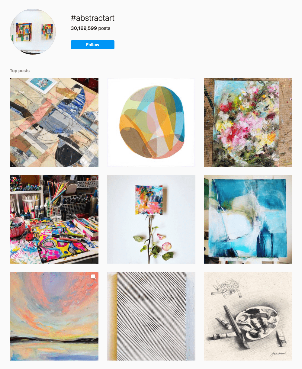 #abstractart Hashtags for Instagram