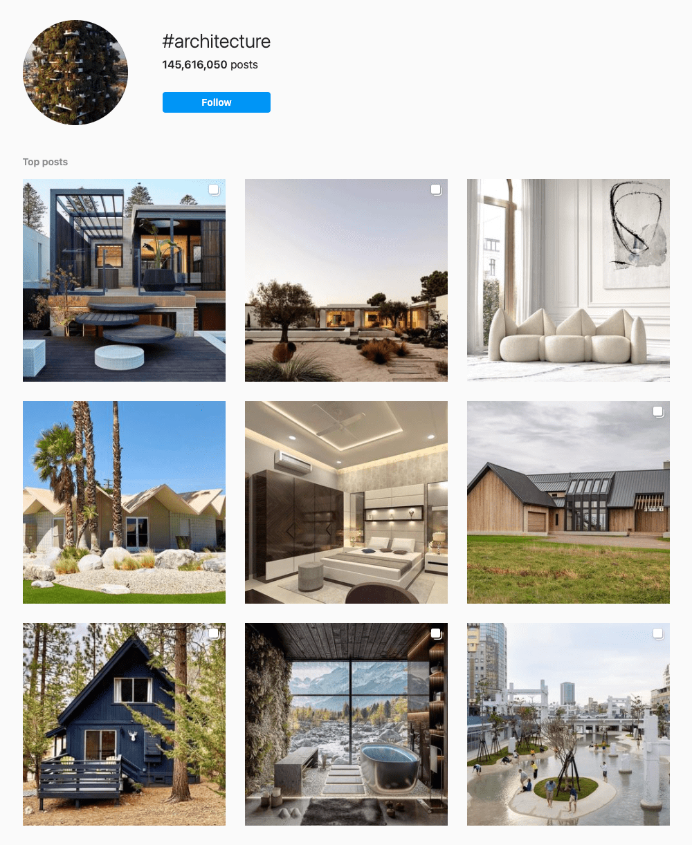 #architecture Hashtags for Instagram