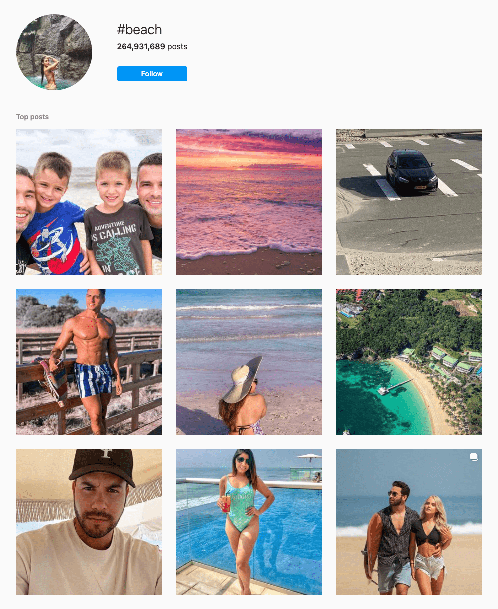#beach Hashtags for Instagram