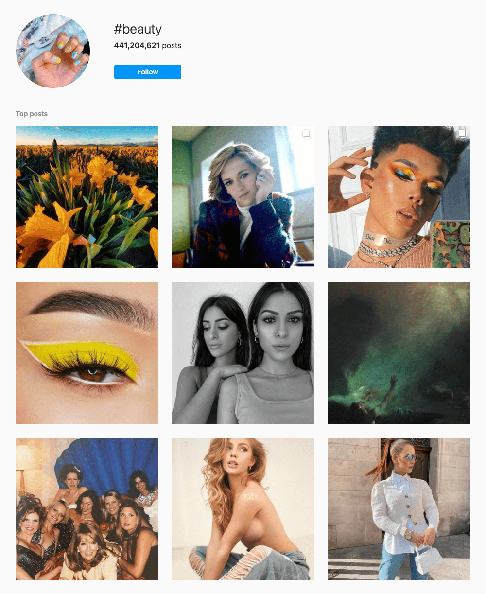 #beauty Hashtags for Instagram