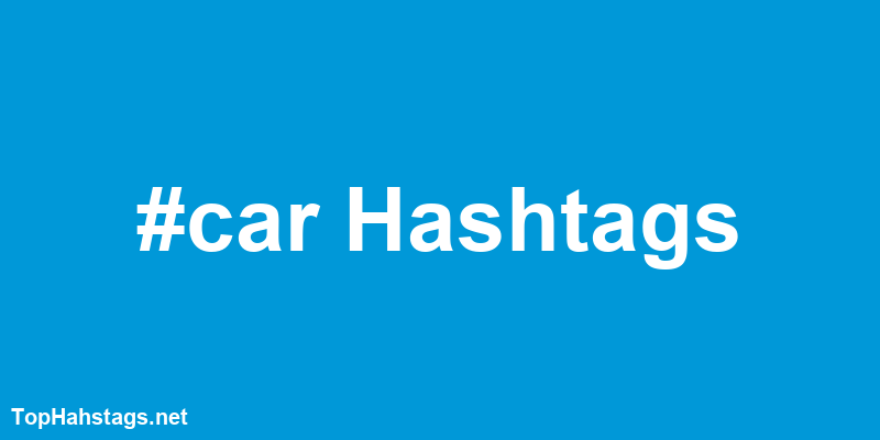 car Hashtags