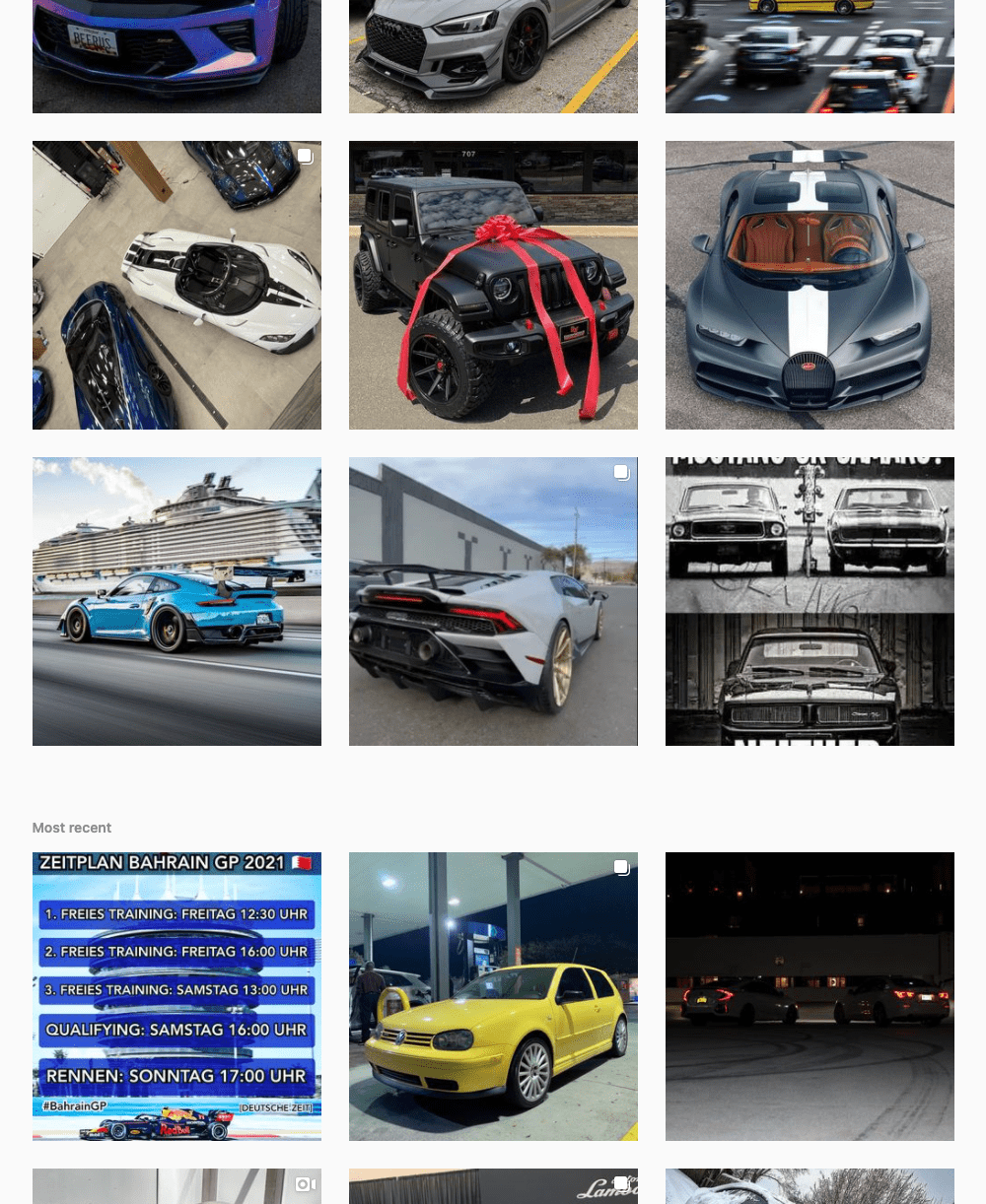 #cars Hashtags for Instagram