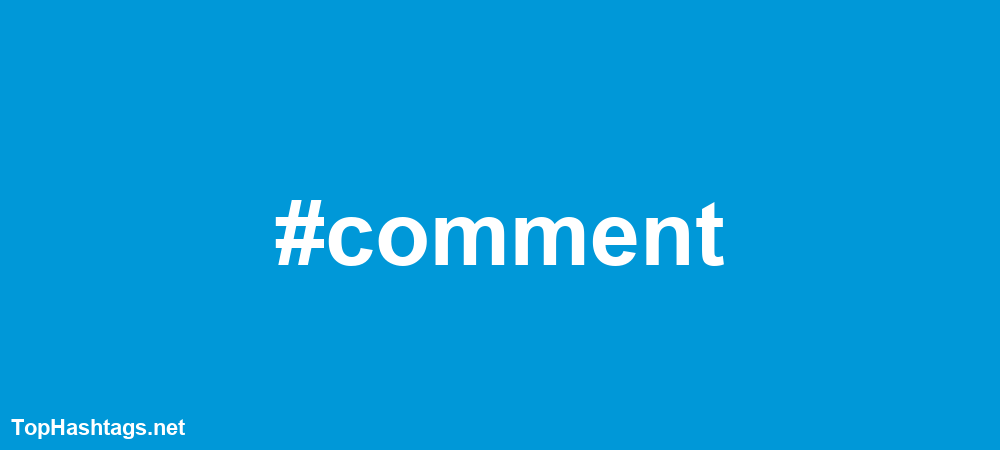 #comment Hashtags