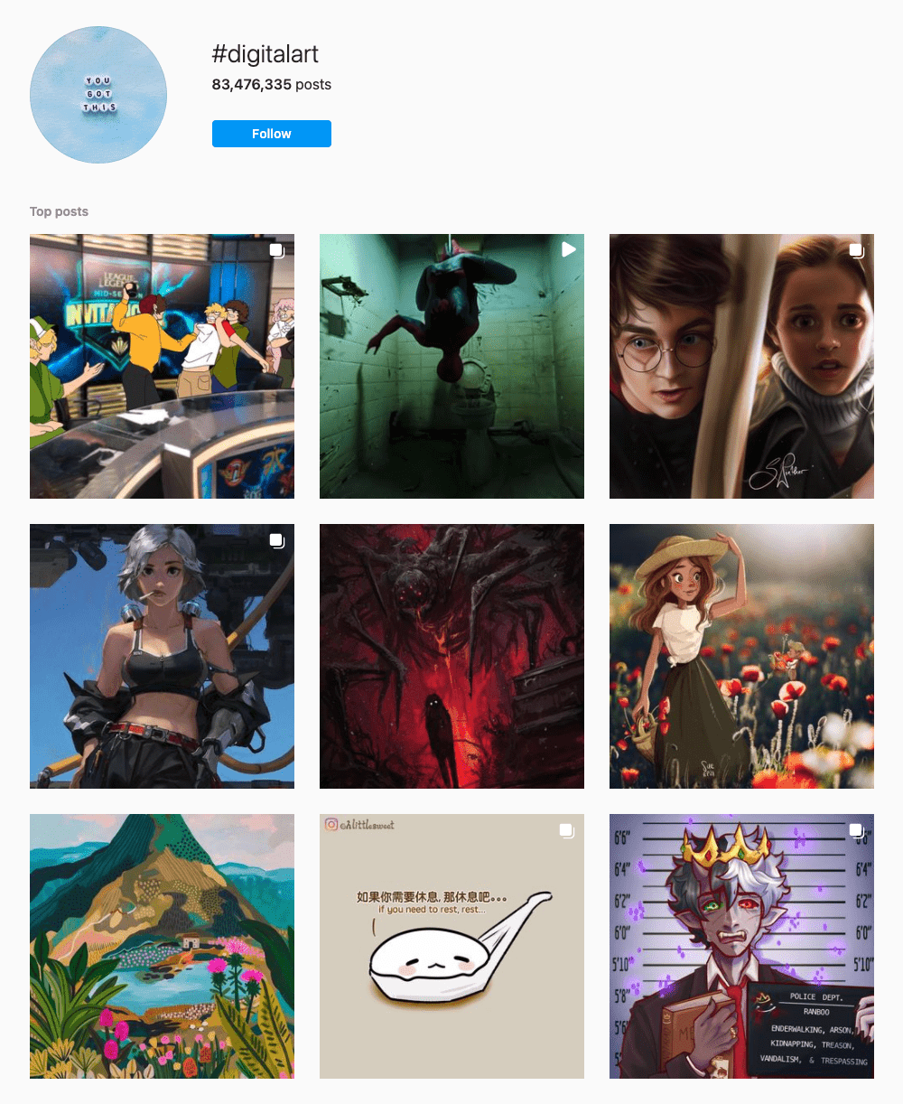 #digitalart Hashtags for Instagram