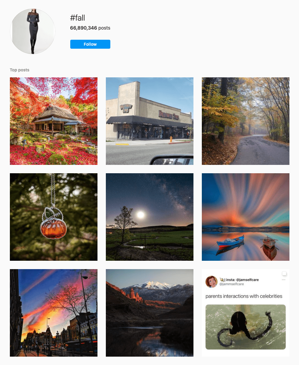 #fall Hashtags for Instagram
