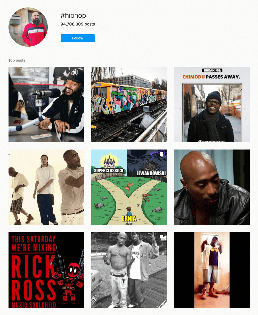 #hiphop Hashtags for Instagram
