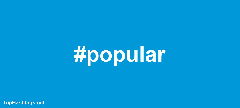 #popular Hashtags