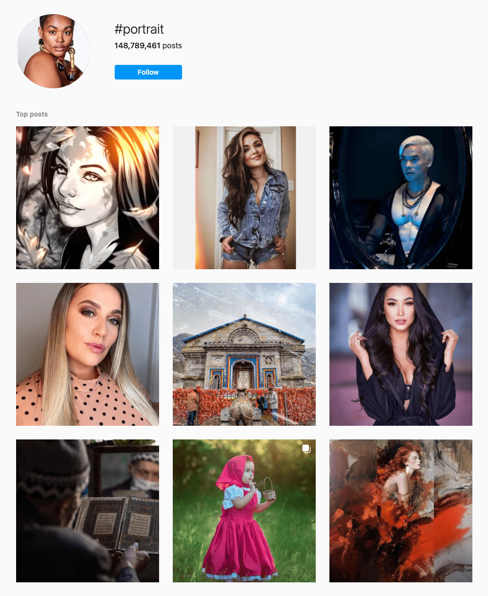 #portrait Hashtags for Instagram