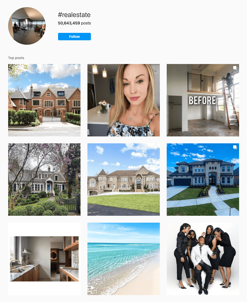 #realestate Hashtags for Instagram