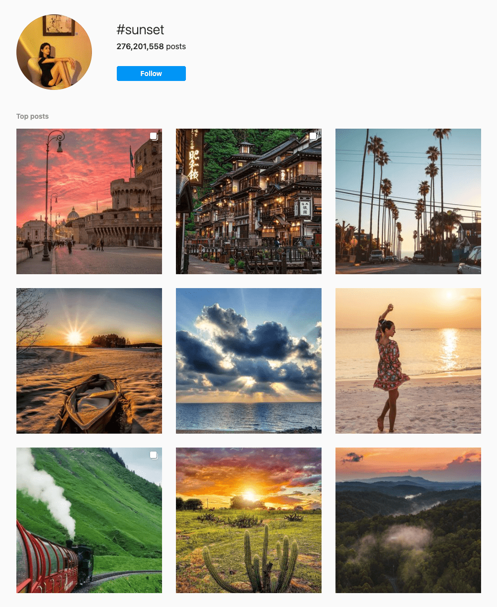 #sunset Hashtags for Instagram