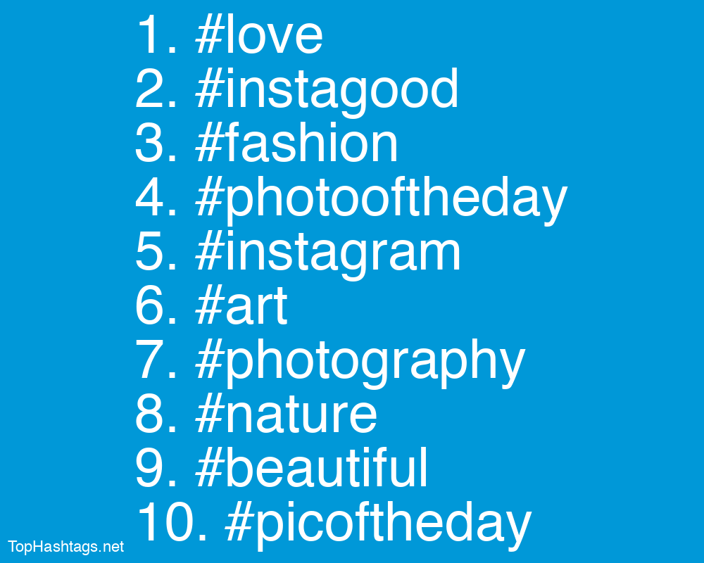 Top Hashtags On Instagram In 21 Copy And Paste Hashtags