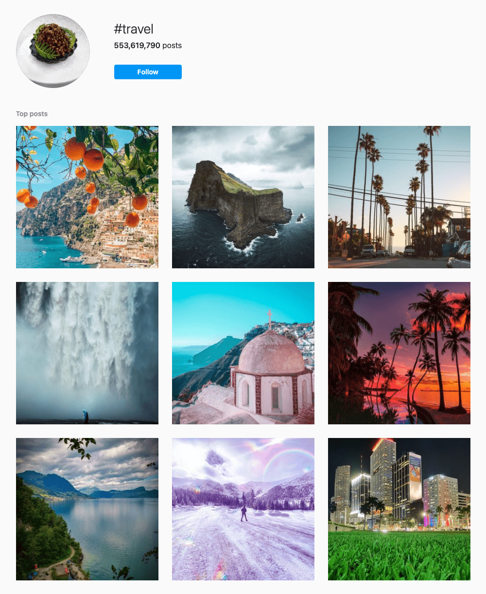 #travel Hashtags for Instagram